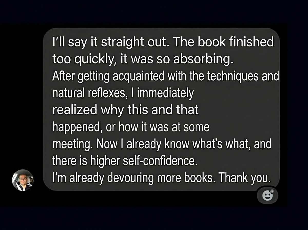 Reader testimonial — Men's body language ebook